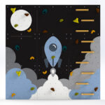 Children's Climbing Wall LEZÚŇ / Blue Rocket