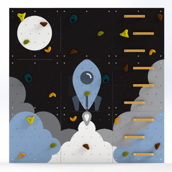 Children's Climbing Wall LEZÚŇ / Blue Rocket