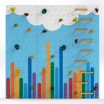 Kids’ Climbing Wall LEZÚŇ / Colorful Rainbow