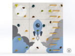 Children's Climbing Wall LEZÚŇ / Blue Rocket - Image 4